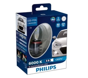 Philips LED Fog Light 12834UNIX2JP H8 H11 H16 Bulb 12V 10W 6000K from Japan F/S - Picture 1 of 4
