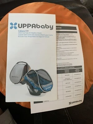 Cubierta para asiento de coche mandarina UPPAbaby Cabana Drew para todo tipo de clima nueva Foto 1 de 4