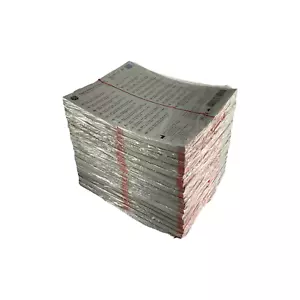 2400 Sheets - GE Thermal Paper 8.5"x11" Red Grid Z-Fold ECG EKG 2104770001 - Picture 1 of 3