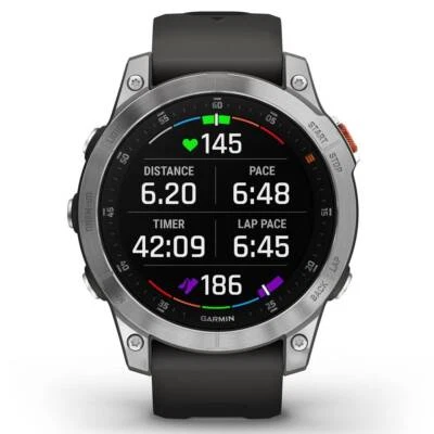 Garmin EPIX GEN 2 Silikon Slate Steel Touchscreen 47mm 010-02582-01 - Bild 1 von 4