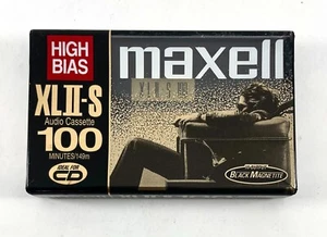 Versiegelte Maxell High Bias XLII-S 100 Minuten Kassette Made in Japan schwarz magnetisch - Bild 1 von 3
