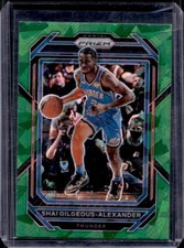 2022-23 Prizm Shai Gilgeous Alexander Green Ice Prizm #64 Thunder