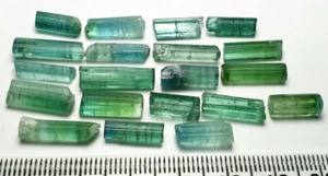 57 Karat Top Qualität schöne natürliche Farbe Turmalin Kristalle Glanz Menge Menge - Bild 1 von 7