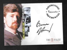 X-Files Connections 2005 autograph card A-8 Bruce Harwood - John Fitzgerald Byer