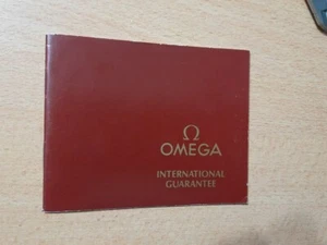 1988 OMEGA INTERNATIONAL GUARANTEE WARRANTY BOOKLET, UNFILLED, BLANK #7268 - Picture 1 of 4