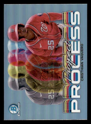 2023 Bowman Chrome Prospect Process #PRP13 Cristhian Vaquero - Image 1 of 2