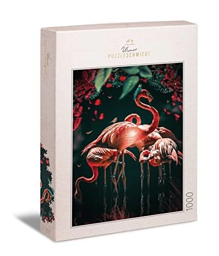 Ulmer Puzzleschmiede - Puzzle "The Flamingo Show" – Puzzle delle favole (u1i) - Immagine 1 di 1
