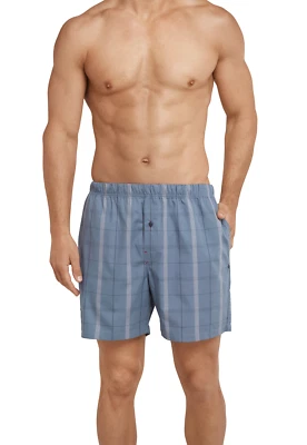 Schiesser Uomo Lungo Boxer Pantaloncini 100% Co 48-66 S-7XL Pantaloni Pigiama - Immagine 1 di 3