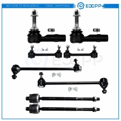 New 8pc Front Rear Sway Bars Tie Rods Kit For Ford Taurus X Mercury Sable 2008 - Изображение 1 из 4