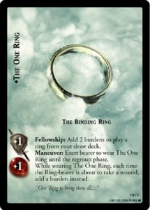 The One Ring, The Binding Ring (9R+1) LOTR Decipher Lord of the Rings TCG - Picture 1 of 1