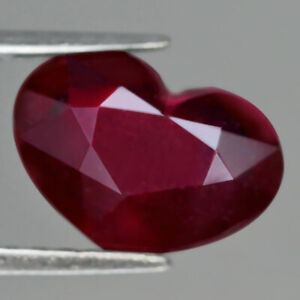 2.97Ct. Heated Natural Heart Top Red Ruby Mozambique