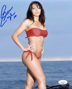 *TINY RED BIKINI* WWF WWE NXT LAYLA EL SIGNED 8x10 JSA AUTO - Picture 1 of 1