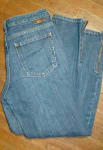 Boden Cropped Zip Ankle Blue Jeans Size 4 Petite 100% Cotton - Picture 1 of 5