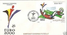 Albania 2000. UEFA European Euro Football Championship. FDC MNH. Mi Block 125