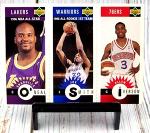 1996-97 Upper Deck Collector’s Choice Allen Iverson Rookie Shaquille O’Neal M152 - Picture 1 of 1