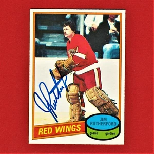Autogrammkarte Jim Rutherford 1980 O-Pee-Chee 125 A3 - Bild 1 von 2