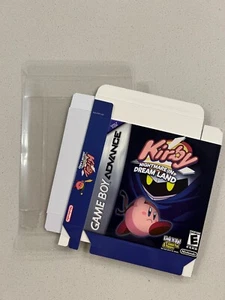 KIRBY NIGHTMARE DREAMLAND - NINTENDO GAME BOY ADVANCE GBA - SOLO CAJA + PROTECTOR - Imagen 1 de 1