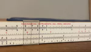 Vintage Engineering Instruments Inc Perù Indiana righello scorrevole - Foto 1 di 11
