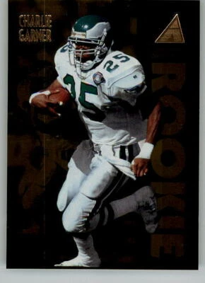 1995 PINNACLE ZENITH EDITION FOOTBALL CARD #Z139 CHARLIE GARNER ROOKIE EAGLES - Image 1 of 2