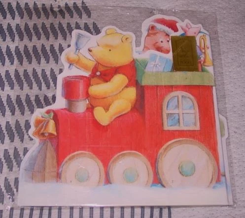 CLASSIC POOH Christmas Train ADVENT CALENDAR - Winnie the Pooh - Michel & Co. - Image 1 of 4