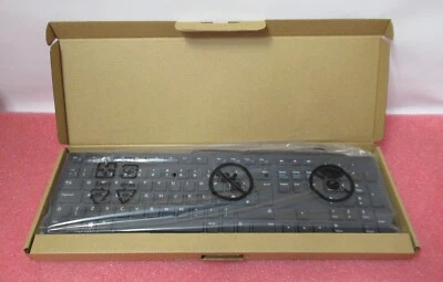 New Dell KB216D1 8VXM3 08VXM3 Black UK QWERTY Multimedia Slim USB Wired Keyboard - Image 1 of 4
