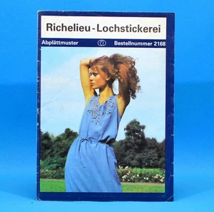 Richelieu-Lochstickerei | Verlag für die Frau # 2168 | DDR 1984 Z - Bild 1 von 1