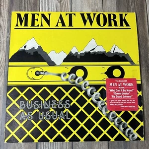Men At Work -“Business As Usual” Vinyl LP Record Columbia Records 1982 - Picture 1 of 10