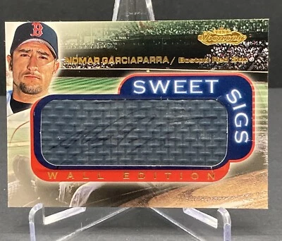 2001 Fleer Showcase  Nomar Garciaparra  Sweet Sigs Wall Edition Relic Auto BOS - Image 1 of 4