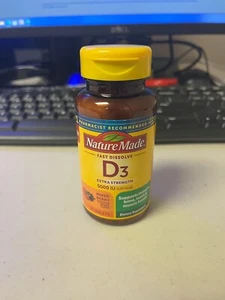 Nature Made D3 Extra Strength Dietary Supplement 5000 IU 125mcg 70 Tab - Picture 1 of 2