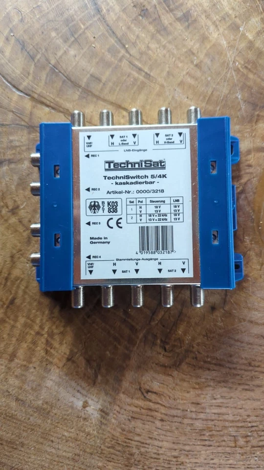 TechniSat TechniSwitch 5/4K - Kaskadierbar (0000/3218) - Bild 1 von 1