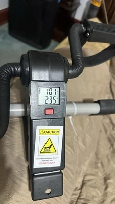 Deluxe Folding Exercise Peddler w/Electronic LCD Display - Image 1 of 4