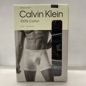 Calvin Klein Men s Boxers 3 Pack Underwear Cotton Classic Boxer Brief ❗️Open Box - Picture 1 of 6