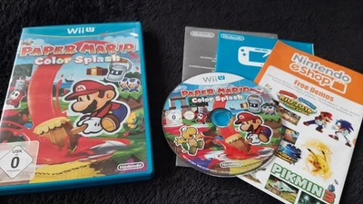 NINTENDO Wii U Paper Mario Color Splash OVP - Bild 1 von 4