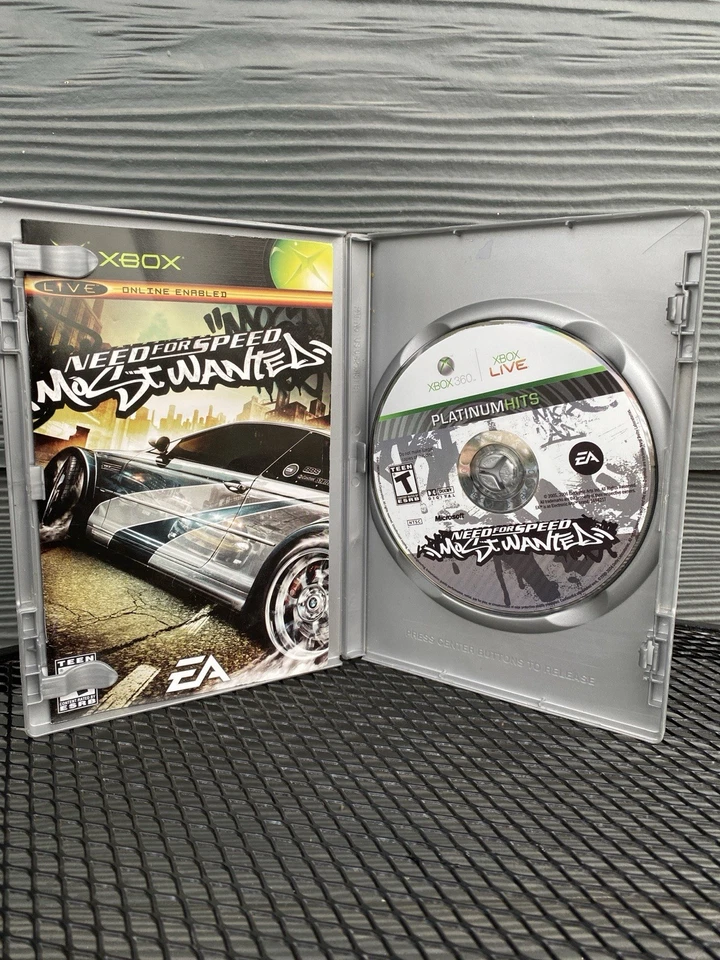 Need for Speed: Most Wanted (Microsoft Xbox 360, 2005) FUNDA DE REPUESTO COMPLETA Foto 1 de 4