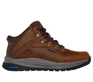 SKETCHERS Herren Wasserdicht Freihändig Slipper Leder MPK Stiefelette-UK 6-13 - Bild 1 von 10