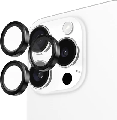 Pelican Camera Lens Protector W/Aluminum Rings for Iphone 16 Pro Max/Iphone 16 P - Image 1 of 4