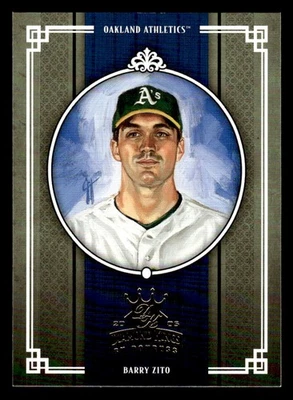 2005 Donruss Diamond Kings #164 Barry Zito Card Oakland Athletics - Image 1 of 2