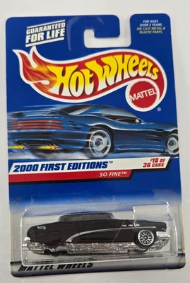Hot Wheels 2000 Primeras Ediciones So Fine Bo.18/36 2000 Coleccionista Nº078 Negro Foto 1 de 4