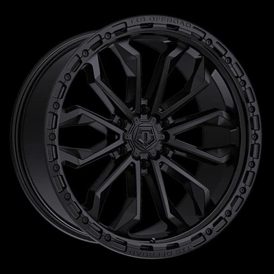 TIS Wheels 556SB 17x9 +25 Satin Black 6x139.7 6X5.5 (QTY 4) A265412 - Imagem 1 de 4
