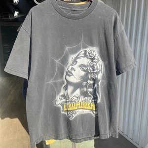 Camiseta Lowrider Vintage Chicana Art Para Hombre Talla XL Camiseta Desteñida Hispani - Imagen 1 de 5