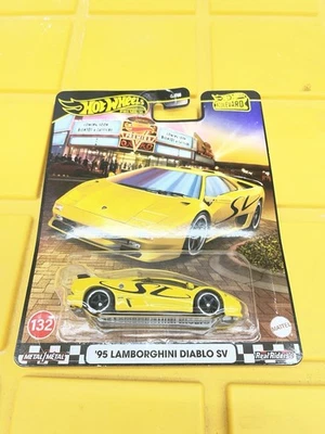 Hot Wheels Premium Boulevard 1995 Lamborghini Diablo SV Amarillo Foto 1 de 2