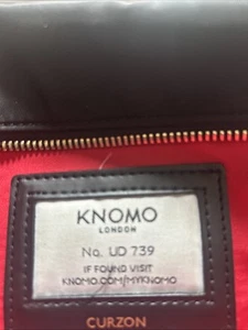 KNOMO LONDON Mayfair Leather Trim Computer Backpack - Picture 1 of 1