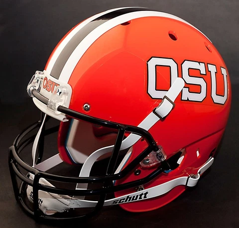 OREGON STATE BEAVERS 1980-1982 Schutt AiR XP Authentic GAMEDAY Football Helmet Cover