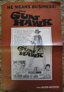 1963 Vintage Pressbook The Gun Hawk Collectors Item Campaign Book - Picture 1 of 1