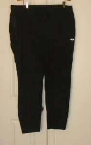 Champion Pants Mens XXLarge Black Jogger Sweatpants Adult Victory Fleece Gym - Picture 1 of 2