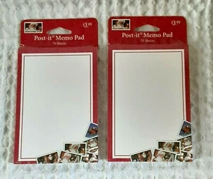 Lot of 2 Vintage USPS MEMO PADS Santa Greetings 1999 75 Pages Each Christmas  - Picture 1 of 3