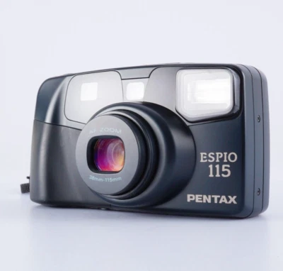 ASIS PENTAX ESPIO 115 Point & Shoot 35mm AF Zoom Film Camera From JAPAN - Image 1 of 4