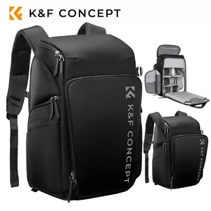 K&F Concept 25L Large Capacity Camera bags Waterproof with Raincover Camera Case - Picture 1 of 9