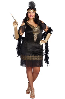 Brand New 1920s Swanky Flapper Plus Size Costume - Image 1 of 2