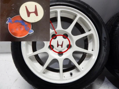 Original Wheels Center Cap Enkei Honda iTR Integra 98 & Honda Ek 99 Type R - Image 1 of 4